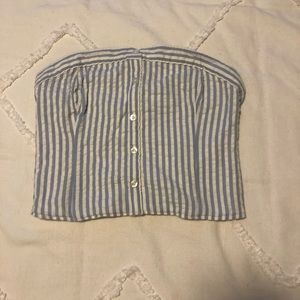 Strapless, Striped Tube Top